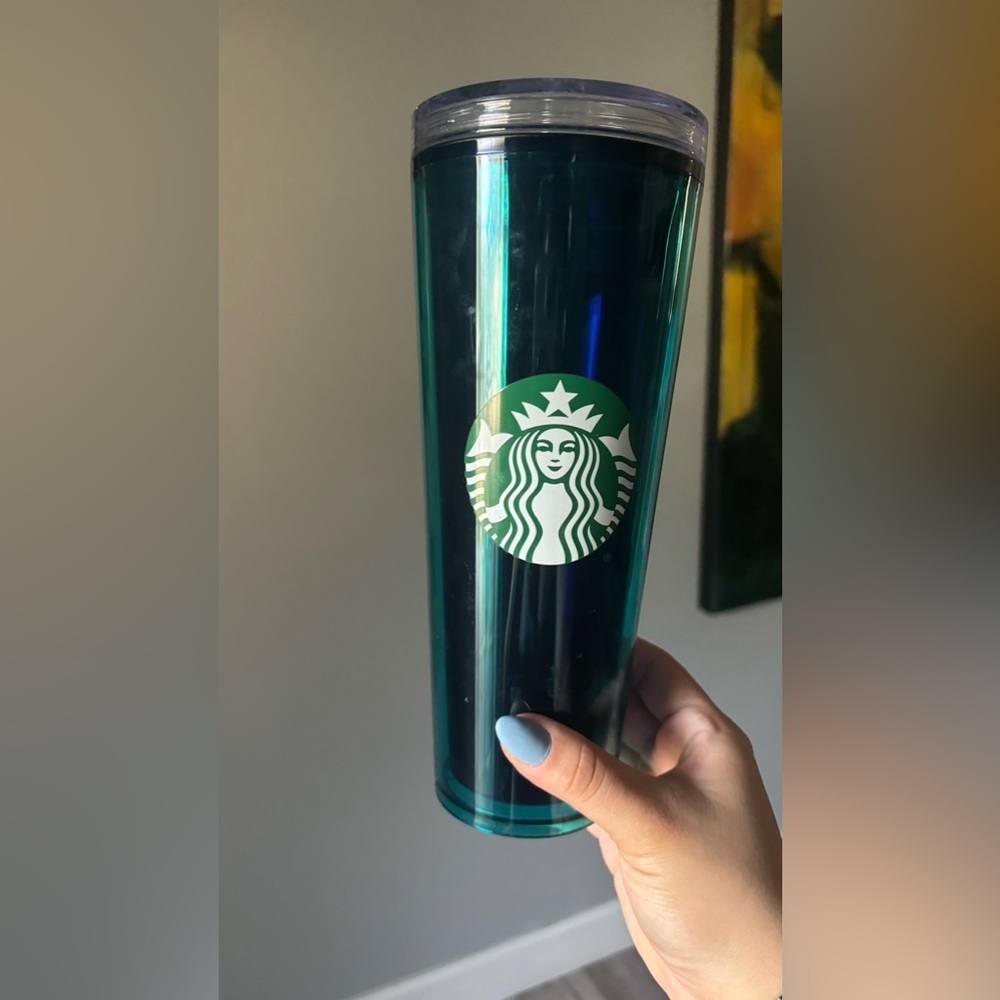 Dark Green Starbucks cup
